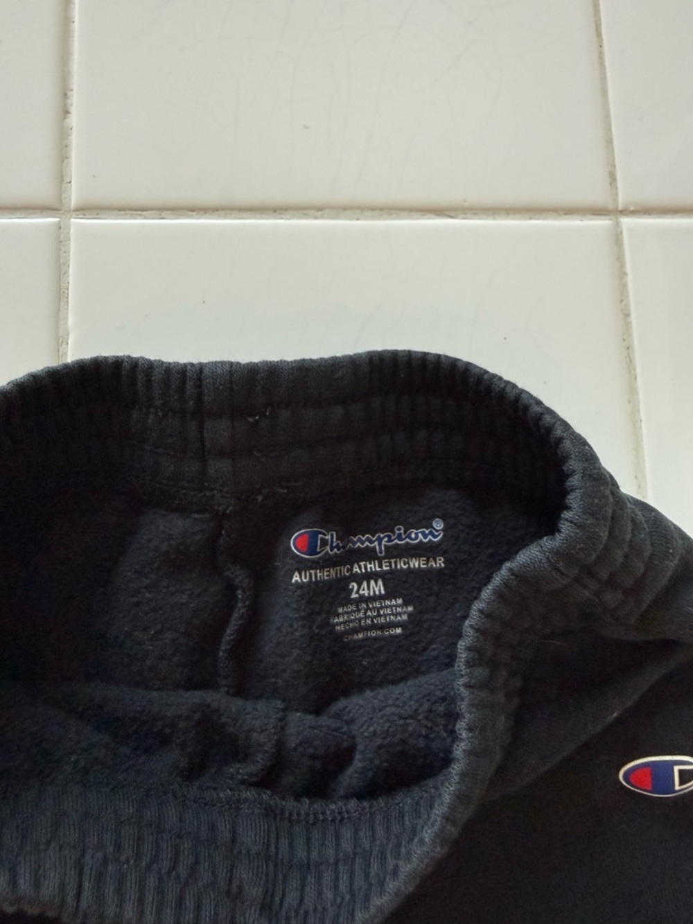 Toddler Baby Boy 24 month Lot Black Athletic Sweatpants Nike Champion Timberland - Picture 6 of 13